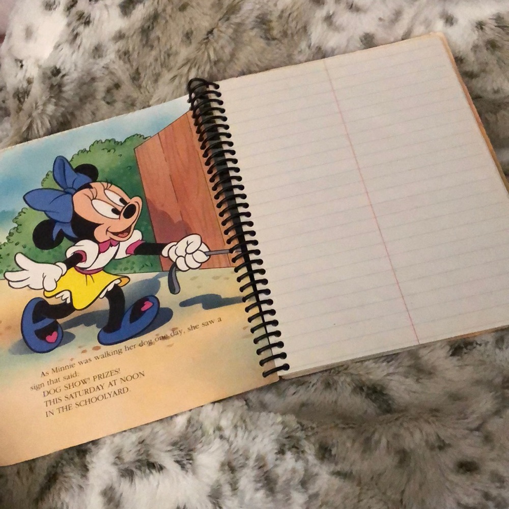 Repurposed Minnie Golden Book/Notebook - Picture 3 of 7
